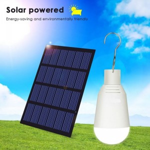 Bombilla LED de energía solar